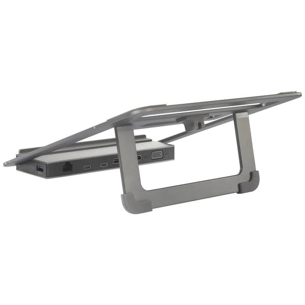 Renkforce RF-LLS-400 USB-C® Notebook dockningsstation/stativ Passar till följande märken: univerzálny, Apple USB-C® Pow