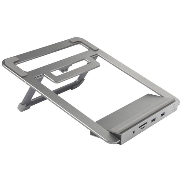 Renkforce RF-LLS-400 USB-C® Notebook dockningsstation/stativ Passar till följande märken: univerzálny, Apple USB-C® Pow