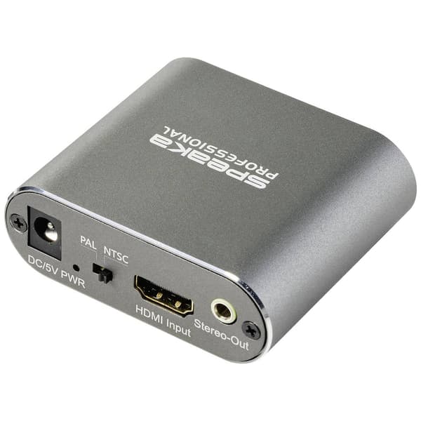 SpeaKa Professional Skärm Konverter SP-HSC-200 [HDMI - SCART] 3840 x 2160 Pixel