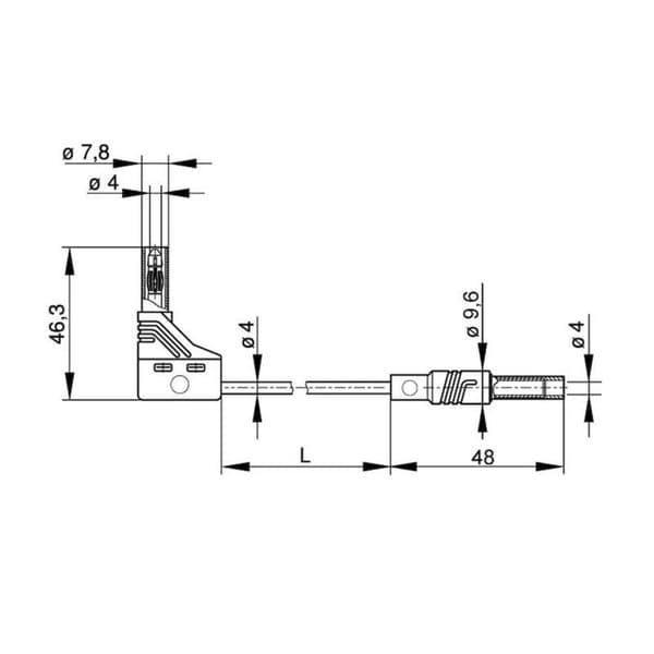SKS Hirschmann MAL S WG-B 100/2,5 gn Säkerhets-mätledning 4 mm säkerhetsplugg 4 mm säkerhetsplugg 100 cm Grön 1 st