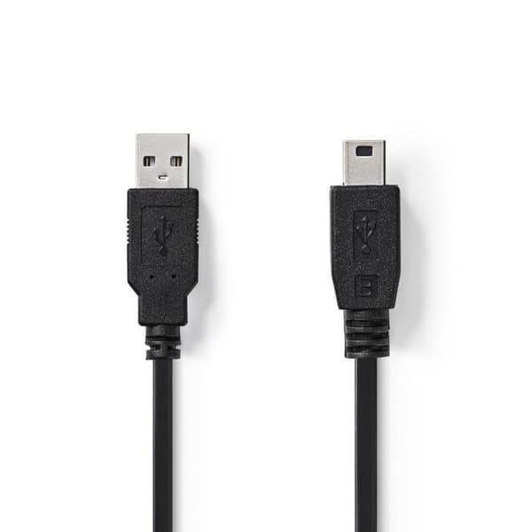 Nedis CCGT60300BK10 Kabel USB 2.0 A hane - Mini 5-stift hane 1.0 M svart