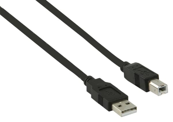 Valueline Vlcp60100b10 Usb 2.0 Usb A Hane - Usb B Hane Kabel 1.00 M Svart
