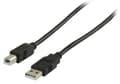 Miniatyrbild 1 av 3: Valueline Vlcp60100b10 Usb 2.0 Usb A Hane - Usb B Hane Kabel 1.00 M Svart