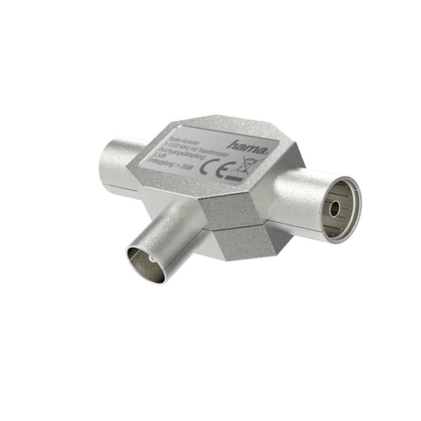 Hama Antennefordeler Coax-stik - 2 Coax-koblinger Metal