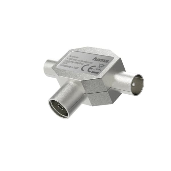 Hama antennefordeler koaksialkobling - 2 koaksialstik metal