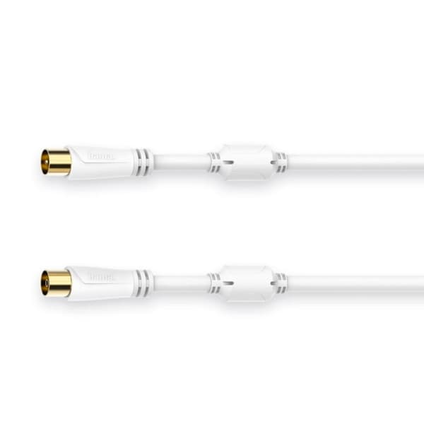 Hama Antennkabel Koaxialkontakt - Koaxialkoppling Guldpläterad 7,5 M 100 DB