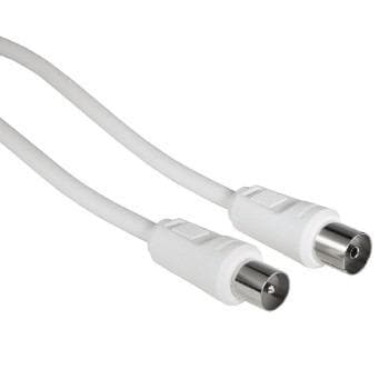 Hama Antennkoaxialkabel 85 Db 1,5m Vit