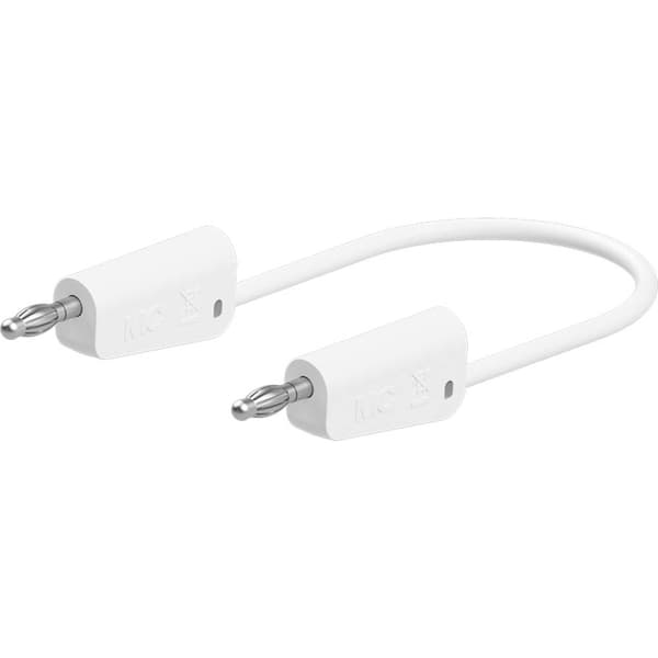 Stäubli LK-4N-S10 Mätledning 100 cm Vit 1 st