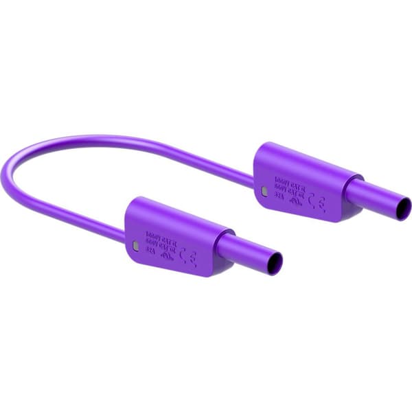 Stäubli SLK-4N-F25 Mätledning 75 cm Violett 1 st