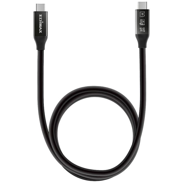 EDIMAX USB-kabel USB 4.0, Thunderbolt™ 3 USB-C®-kontakt 1.00 m Svart UC4-010TB V2