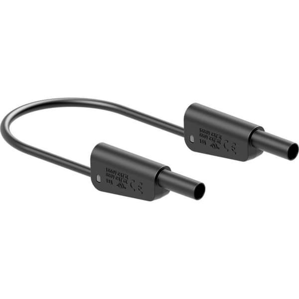 Stäubli SLK-4N-F10 Mätledning 100 cm Svart 1 st