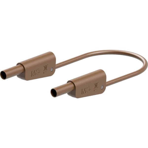 Stäubli SLK-4N-S10 Mätledning 100 cm Brun 1 st