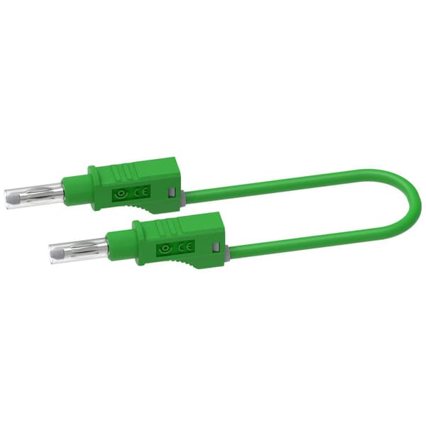 Electro PJP 2217/600V-CD1-100V Mätledning Banankontakt Banankontakt 1.00 m Grön 1 st