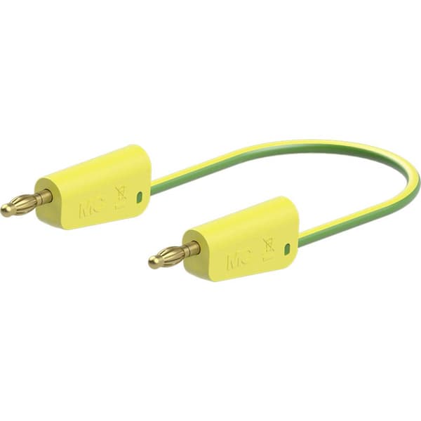 Stäubli LK-4A-S10 Mätledning 25 cm Gul, Grön 1 st