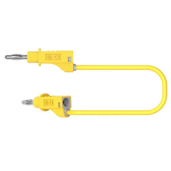 Electro PJP 2117-CD1-200J Mätledning Banankontakt Banankontakt 2.00 m Gul 1 st