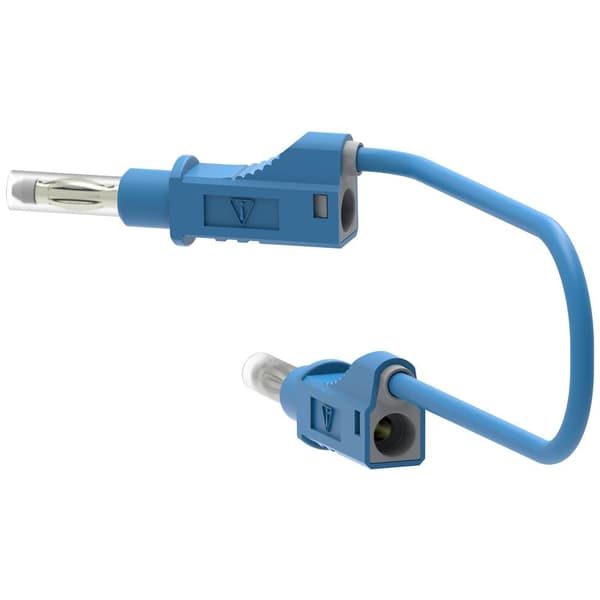 Electro PJP 2217/600V-CD1-200Bl Mätledning Banankontakt Banankontakt 2.00 m Blå 1 st