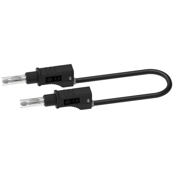 Electro PJP 2217/600V-CD1-200N Mätledning Banankontakt Banankontakt 2.00 m Svart 1 st