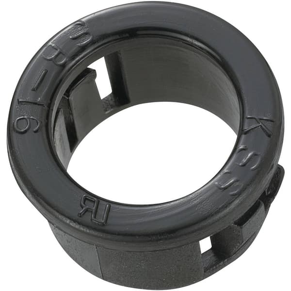 TRU COMPONENTS TC-SBR16203 Kabelgenomföring Kläm-Ø (max.) 12.7 mm Plåttjocklek (max.) 3.2 mm Polyamid Svart 100 st