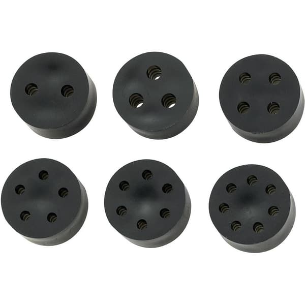 TRU COMPONENTS TC-10820764 TC-MH14-4A203 Multipel tätning PG11 4 x 1.3 - 2.3 mm Gummi Svart 50 st