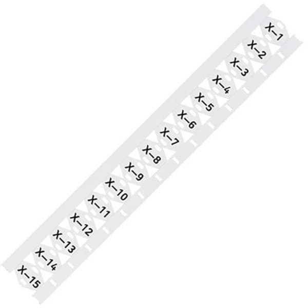 WAGO 211-835 211-835 Kabelmarkeringssystem Utskriftsområde: 25 x 10 mm Vit Antal märkningar: 500 500 st