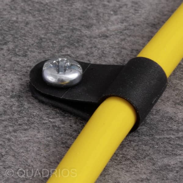 Quadrios 22CA156 Fästklämma skruv 22CA156 Bunt Ø-område 10.4 mm (max) Svart 1 set