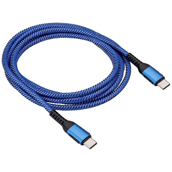 Akyga USB-kabel USB-C®-kontakt, USB-C®-kontakt 1.80 m Blå AK-USB-38