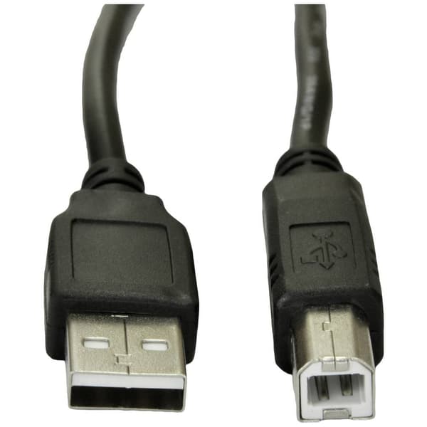 Akyga USB-kabel USB-A kontakt, USB-B kontakt 5.00 m Svart AK-USB-18
