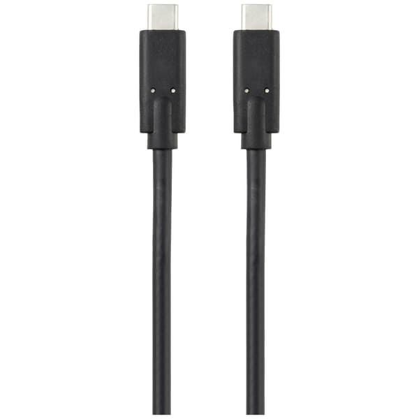Renkforce USB-C Kabel USB 4.0 USB-C®-kontakt, USB-C®-kontakt 1.00 m Svart dubbelt skärmad RF-5241746