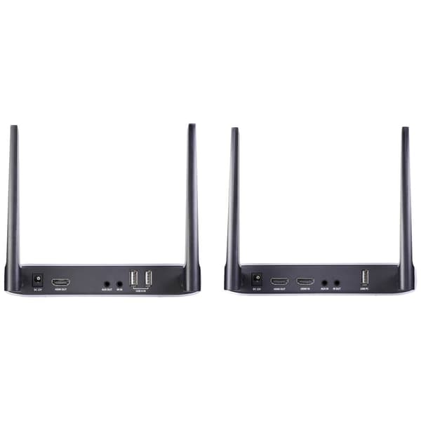 SpeaKa Professional SP-HWE-800 Trådlös HDMI-överföring (Set) 150 m 5 GHz 1920 x 1080 Pixel Säker trådlös överföring, ge