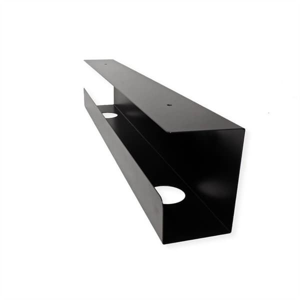 Value 17.99.1315 Kabelkanal Svart (L x B x H) 600 x 76 x 114 mm 1 st
