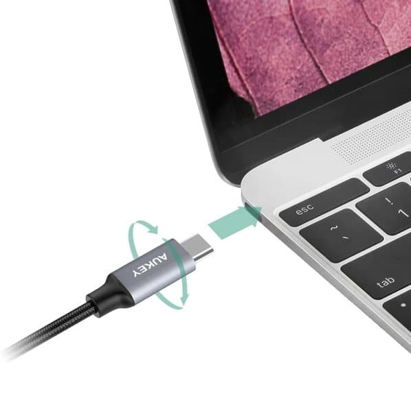 Aukey - USB 3.0 till USB-C-kabel CB-CD2 Impulse Series