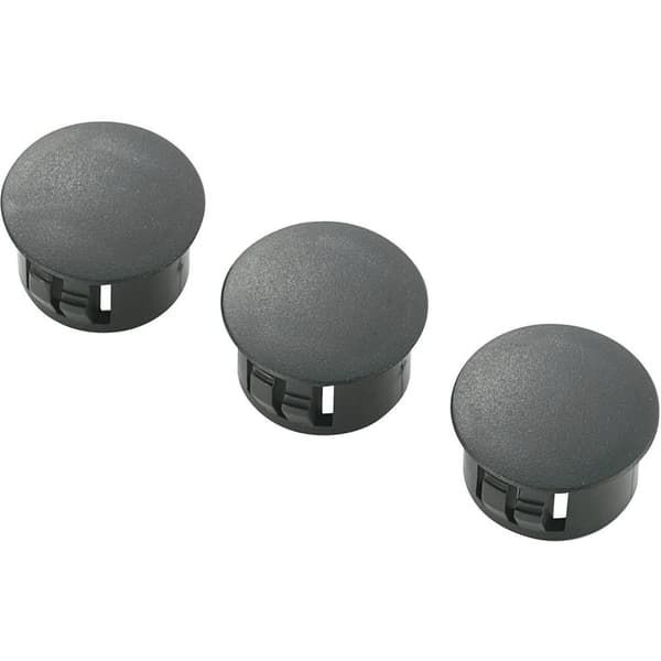 TRU COMPONENTS TC-HPR-22203 Hålplugg Plåttjocklek (max.) 1.6 mm Polyamid Svart 100 st