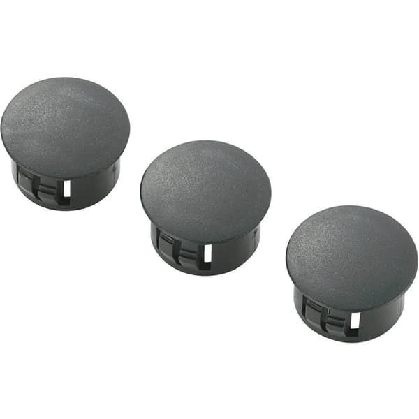 TRU COMPONENTS TC-HPR-16203 Hålplugg Plåttjocklek (max.) 1.6 mm Polyamid Svart 100 st