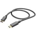 Miniatyrbild 1 av 2: Hama USB-laddningskabel USB 2.0 USB-C®-kontakt, USB-C®-kontakt 1.00 m Svart 00201589