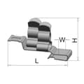 Miniatyrbild 3 av 3: TRU COMPONENTS Skärmklämma Kläm-Ø (max.) 8 mm Fjäderstål 1 st