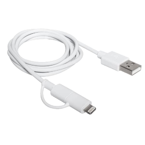 Campus Charge Sync Vit KabelE 100 cm