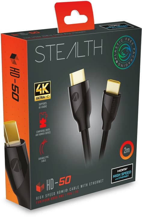 Stealth - 4K Ultra HD HDMI-kabel med hög hastighet och HD-50 Ethernet