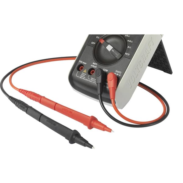 VOLTCRAFT VC801 Mätledning 4 mm stiftdon Prob 1.5 m Svart-röd 1 st