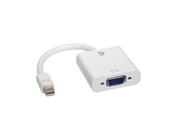 MINI DP TO VGA ADAPTER WHITE/MINI DP TO VGA ADPTR 1080P FHD