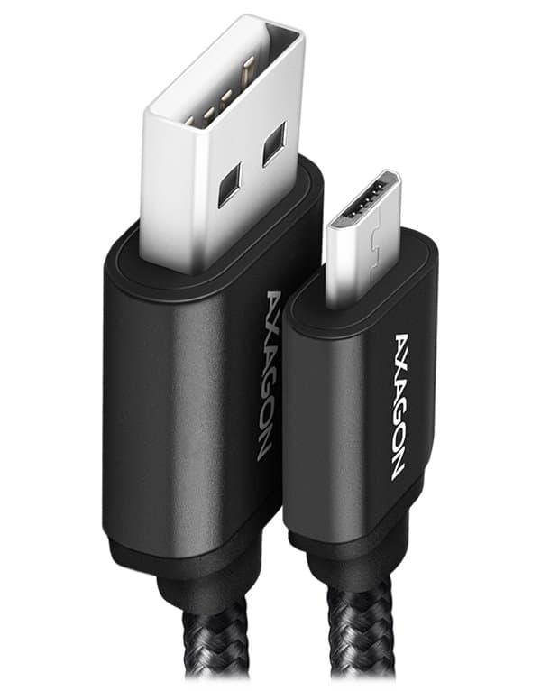 AXAGON BUMM-AM10AB HQ Micro USB USB-A cable 1 m