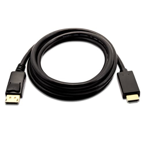 DP TO HDMI CABLE 2M 6FT BLACK/DP TO HDMI CABLE 21.6GBPS 4K UHD