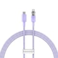 Miniatyrbillede 8 af 10: Fast Charging cable Baseus USB-C to Lightning  Explorer Series 1m, 20W (purple)