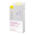 Miniatyrbillede 10 af 10: Fast Charging cable Baseus USB-C to Lightning  Explorer Series 1m, 20W (purple)