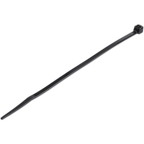 100 PACK 6 CABLE TIES -BLACK