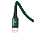 Miniatyrbillede 1 af 7: Baseus Rapid Series 3-in-1 cable USB-C For M+L+T 20W 1.5m (Green )