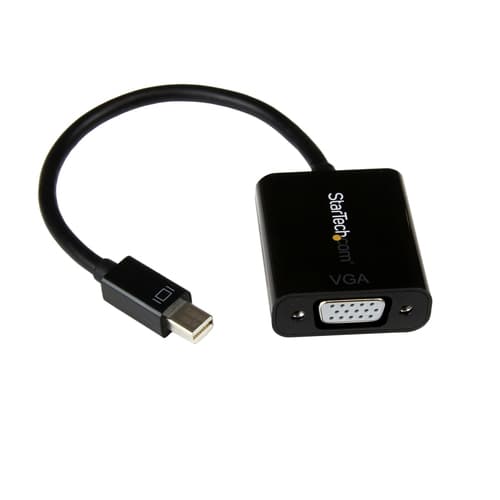 StarTech.com Mini DisplayPort to VGA Adapter - DisplayPort 1.2 - 1080p - Thunderbolt to VGA Monitor Adapter - Mini DP to VGA (MDP2VGA2) - DisplayPort