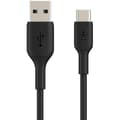 Miniatyrbillede 1 af 5: Belkin CAB001BT2MBK USB cable 2 m USB A USB C Black