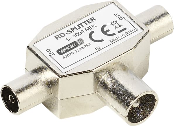Vivanco radio two-way splitter (48075)