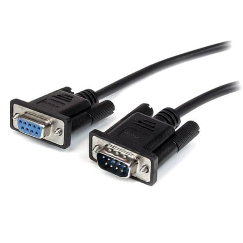 StarTech.com Serial DB9 RS232 Extension cable MXT1003MBK - 3 m