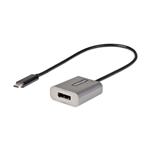 USB C TO DP ADAPTER - 8K/4K/. Svart, Grå